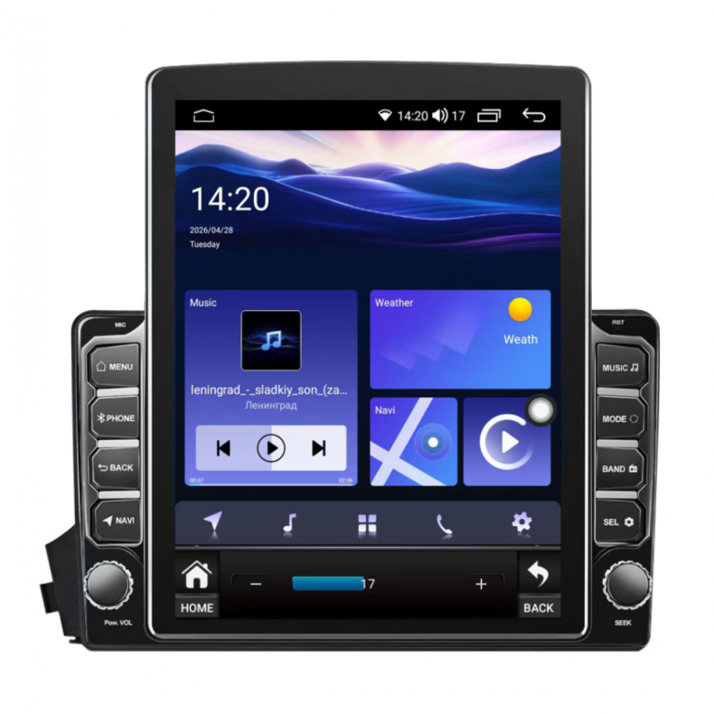 Мултимедия за SsangYong Kyron Actyon (2005–2013) 9.7" - Вертикална