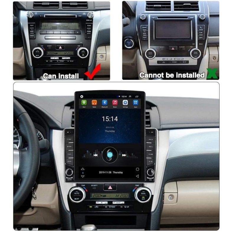 Мултимедия за Toyota Camry (2012–2015) 9.7″ - Вертикална - Image 2