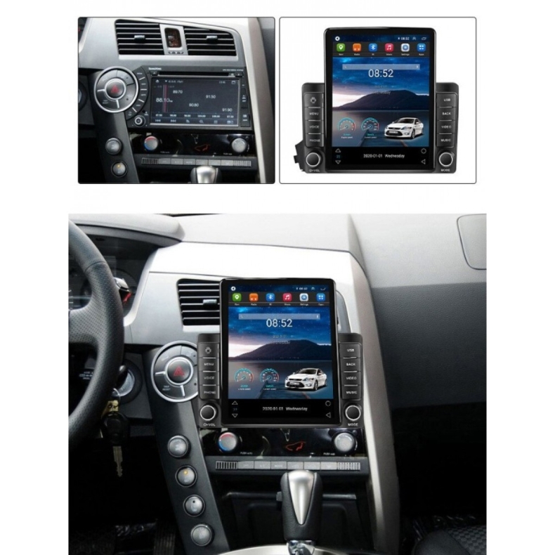 Мултимедия за SsangYong Kyron Actyon (2005–2013) 9.7" - Вертикална - Image 2