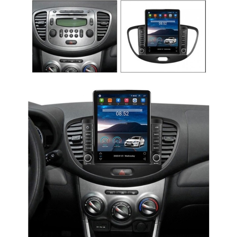 Мултимедия за Hyundai I10 (2007-2013) 9.7" - Вертикална - Image 2