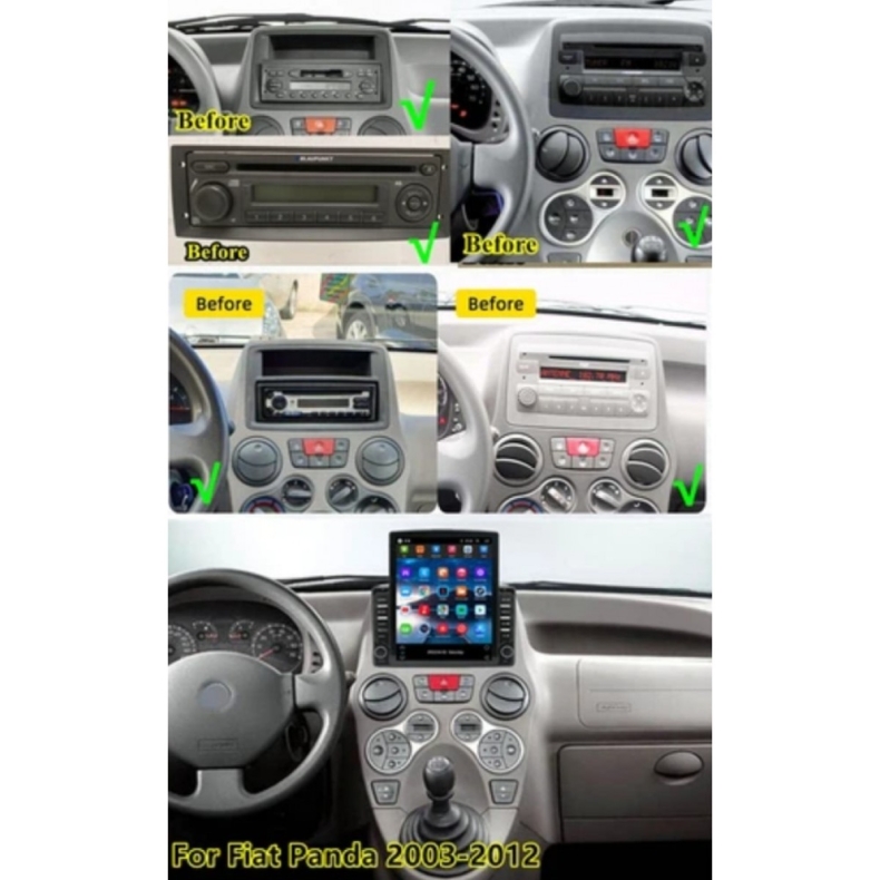 Мултимедия за Fiat Panda (2003-2012) 9.7″ - Вертикална - 9665 - Image 2