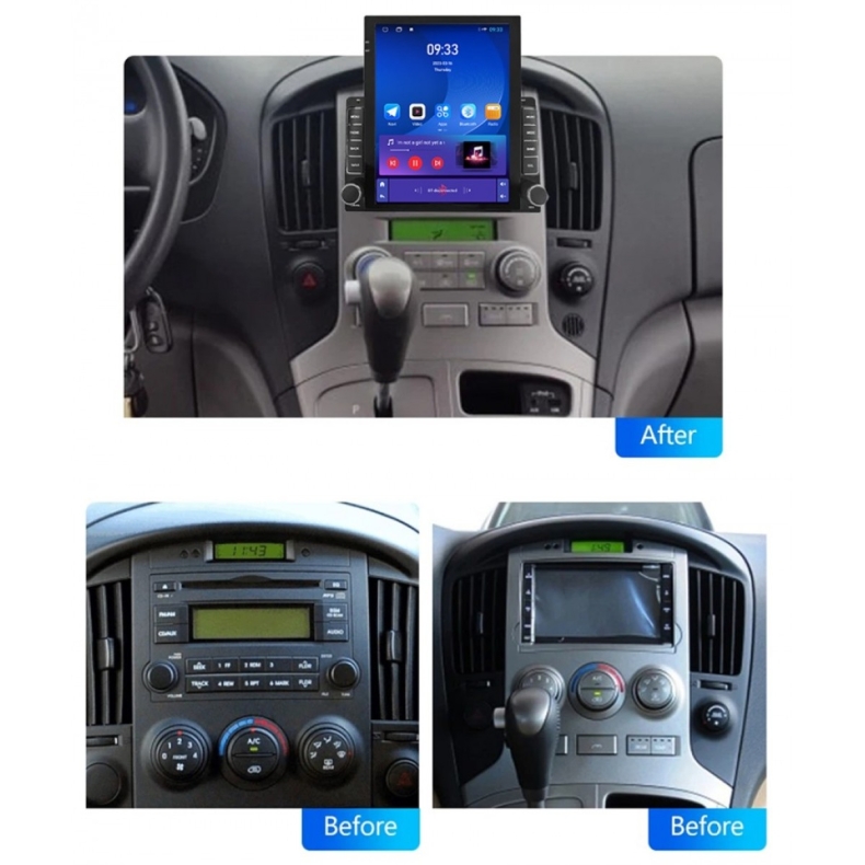 Мултимедия за Hyundai H1 Grand Starex (2007-2015) 9.7″ - Сива - Image 2