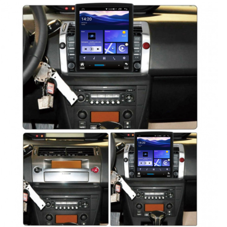 Мултимедия за Citroen C4 (2004-2009) 9.7" - Вертикална - Image 2