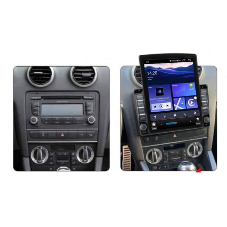 Мултимедия за Audi A3 S3 (2003-2013) 9.7" - Вертикална - Image 2