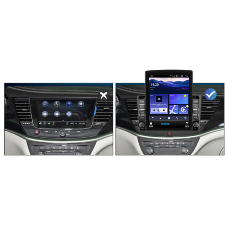 Мултимедия за Opel Astra K (2015–2019) 9.7″ - Вертикална - Sedan - Image 2
