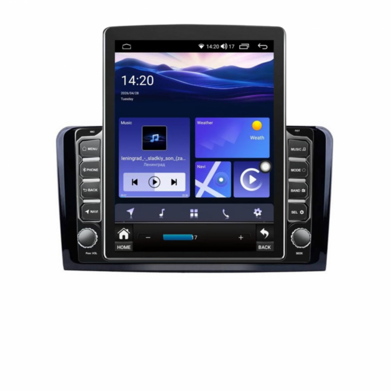 Мултимедия за Mercedes-Benz ML W164 GL X164 (2006-2010) 9.7" - Черен гланц - Вертикална - Image 1