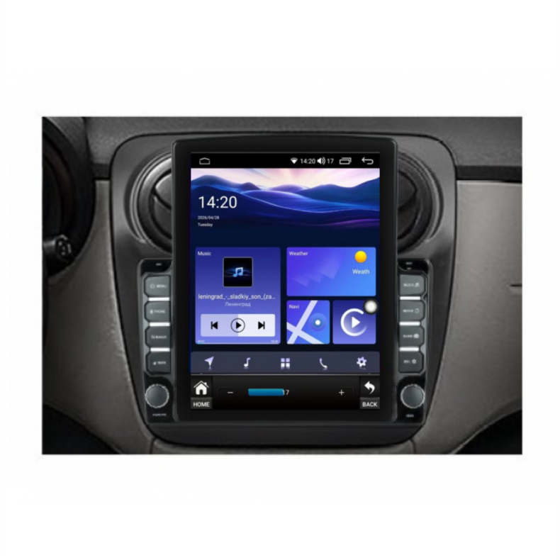 Мултимедия за Dacia Dokker Lodgy (2012–2020) 9.7" - Вертикална - Image 2