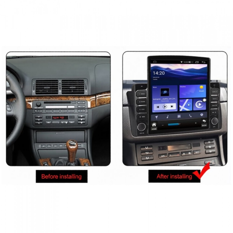 Мултимедия за BMW 3 E46 (1998-2006) 9.7" - Вертикална - Image 2