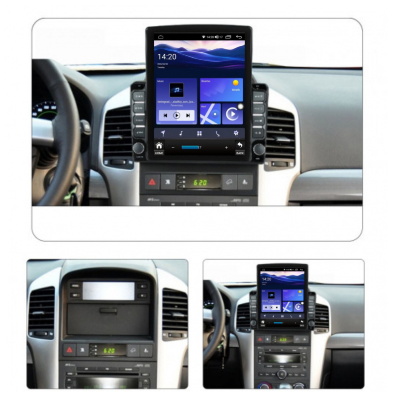 Мултимедия за Chevrolet Captiva (2006-2011) 9.7″ - Вертикална - Без фабрична навигация - Image 3