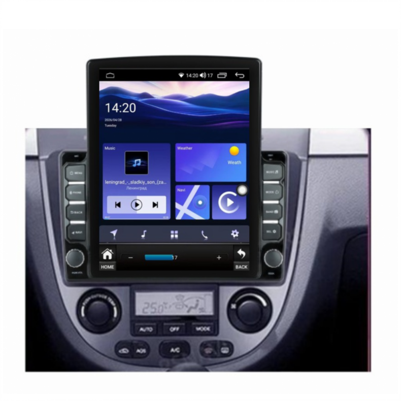 Мултимедия за Chevrolet Nubira Lacetti J200 (2004–2010) Daewoo Gentra 2 (2013-2015) 9.7″ - Климатроник - Вертикална - Image 2