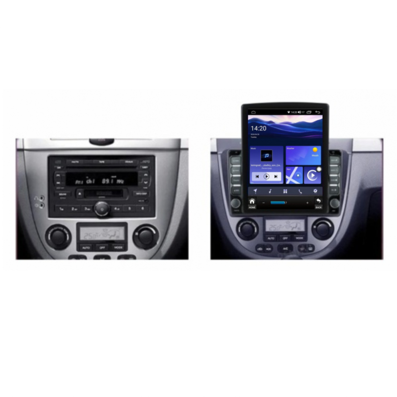 Мултимедия за Chevrolet Nubira Lacetti J200 (2004–2010) Daewoo Gentra 2 (2013-2015) 9.7″ - Климатроник - Вертикална - Image 3
