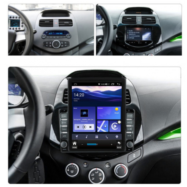 Мултимедия за Chevrolet Spark (2009-2014) 9.7" - 9424 - Вертикална - Image 3