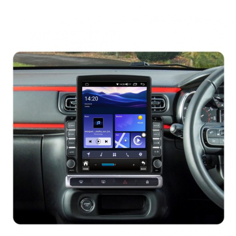 Мултимедия за Citroen C3/C3 Aircross (2016-2024) 9.7" - Вертикална - Климатроник - Image 2