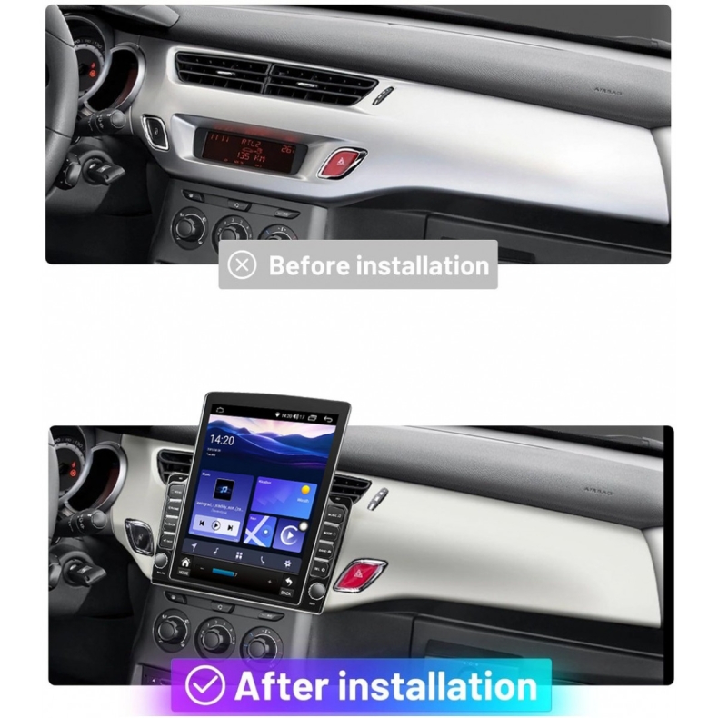 Мултимедия за Citroen C3 DS3 (2010-2016) 9.7" - Вертикална - Бяла - Image 2