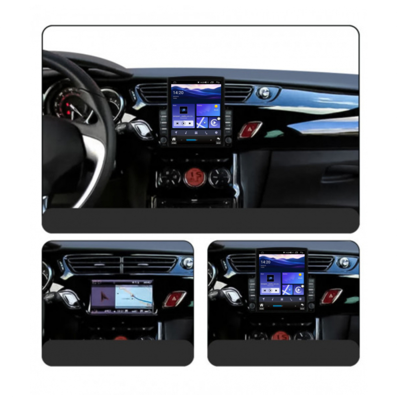 Мултимедия за Citroen C3 DS3 (2010-2016) 9.7" - Вертикална - Черна - Image 2