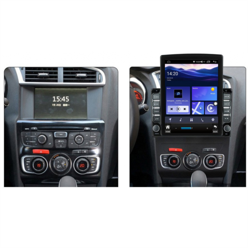 Мултимедия за Citroen C4 C4L DS4 (2010-2019) 9.7" - Вертикална - Image 3