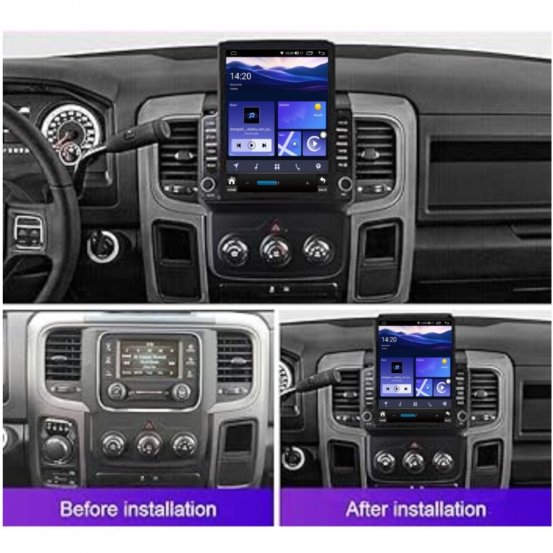 Мултимедия за Dodge Ram 1500 2500 3500 (2013-2018) 9.7″ - Климатик - Вертикална - Image 2