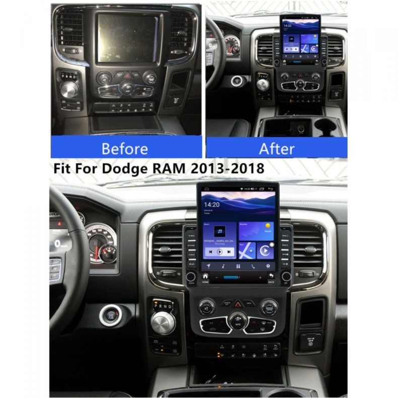 Мултимедия за Dodge Ram 1500 2500 3500 (2013-2018) 9.7″ - Вертикална - Климатроник - Image 2