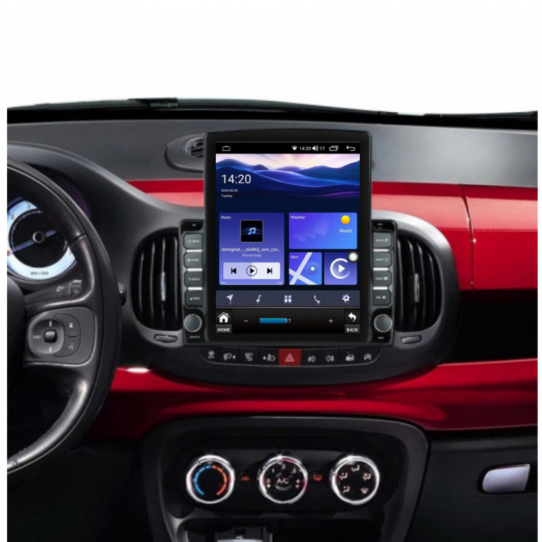 Мултимедия за Fiat 500 (2016-2024) 9.7" - Вертикална - Image 2