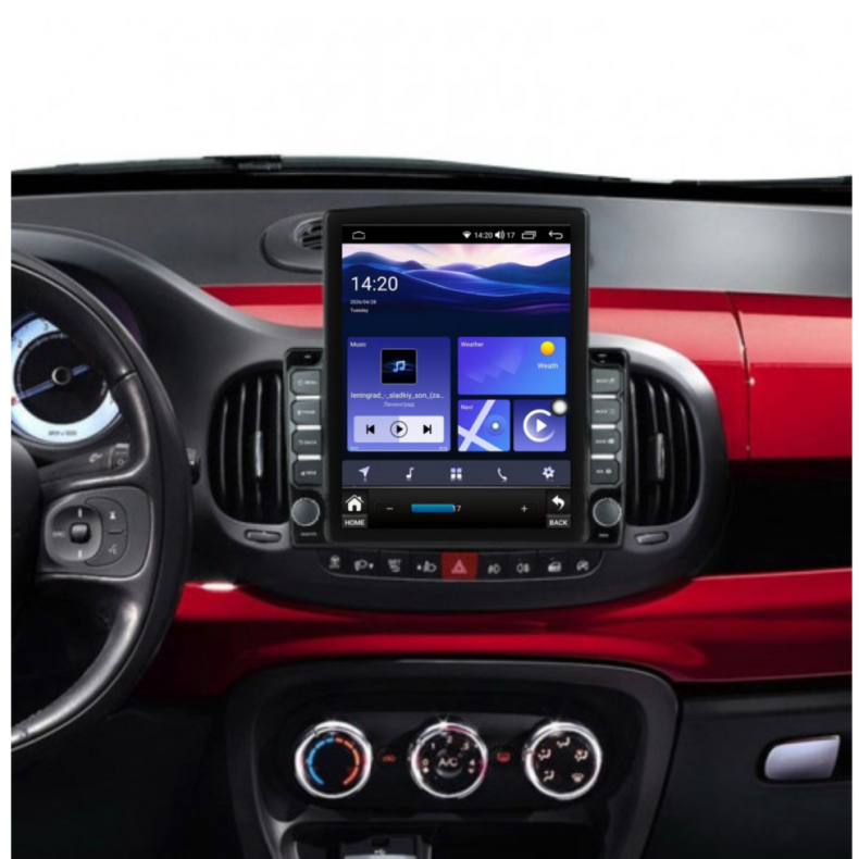 Мултимедия за Fiat 500 (2016-2024) 9.7" - Вертикална - Image 2