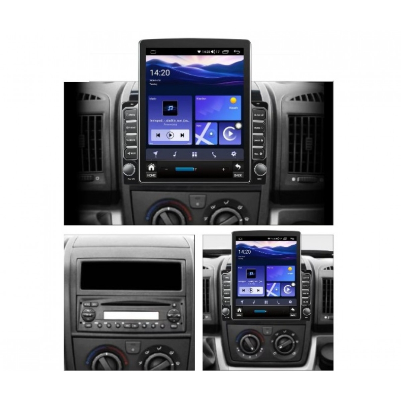 Мултимедия за Fiat Ducato Citroen Jumper Peugeot Boxer (2006-2021) 9.7"  - Вертикална - Тип B - Image 2