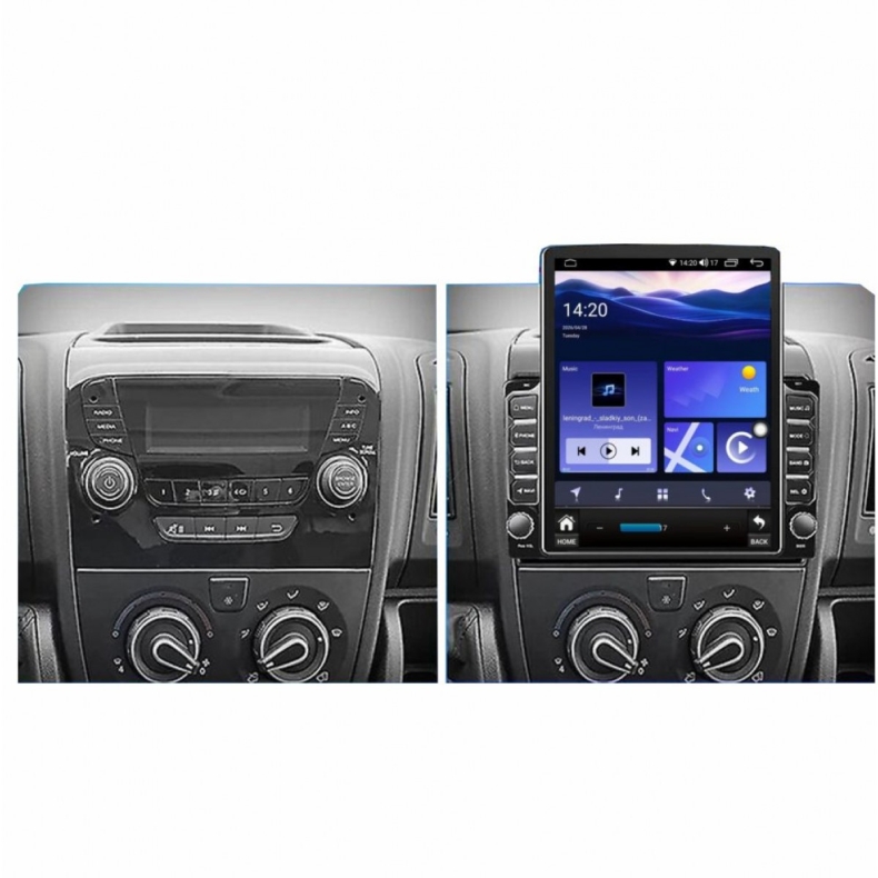 Мултимедия за Fiat Ducato Citroen Jumper Peugeot Boxer (2021+) 9.7" - Вертикална - Image 2