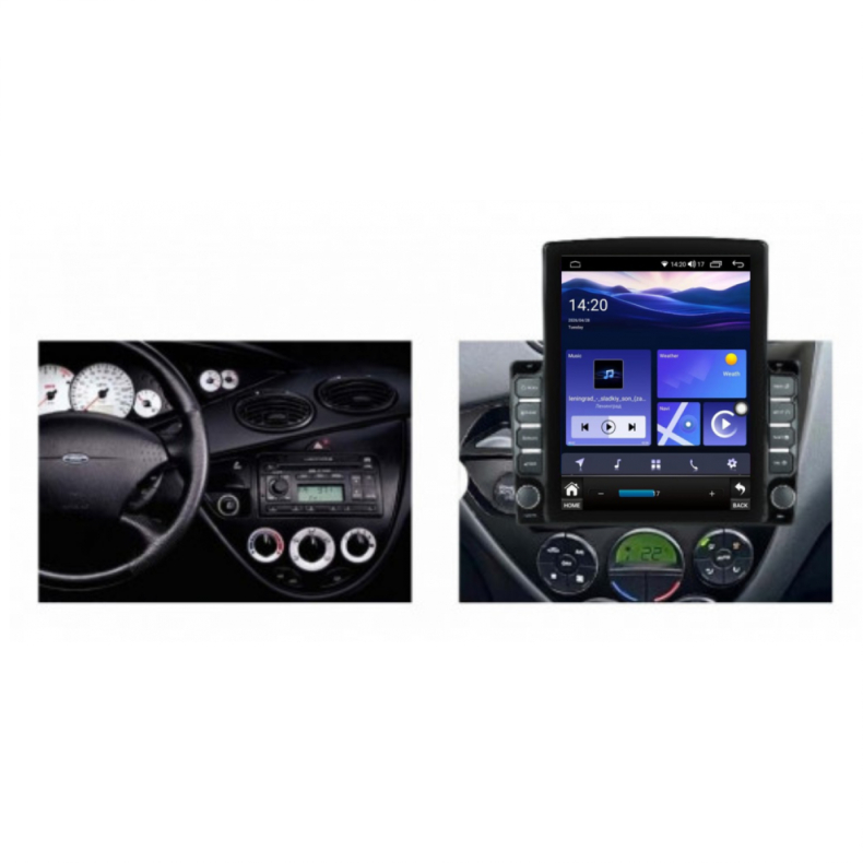 Мултимедия за Ford Fiesta (1995–2002) Mondeo (1998–2005) Focus (1998-2005) 9.7″ - Вертикална - Image 2