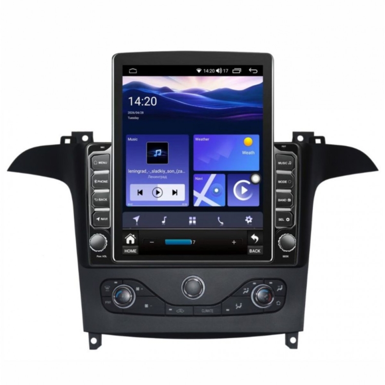 Мултимедия за Ford S-MAX Galaxy (2006–2015) 9.7″ - Фабрична навигация - Вертикална
