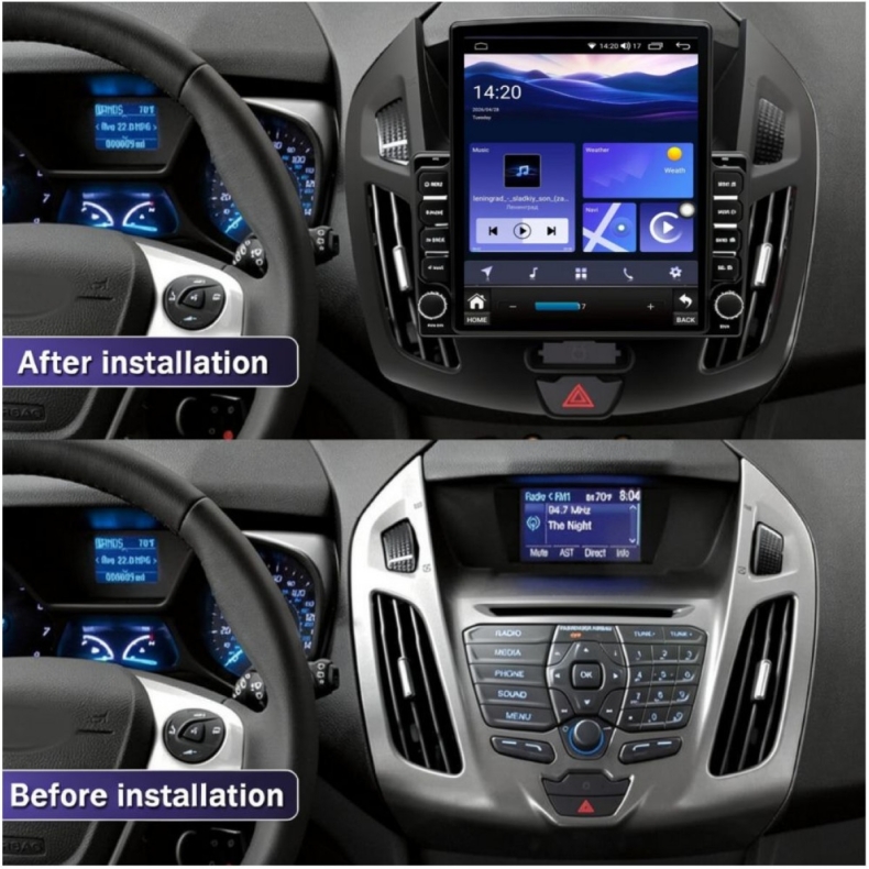Мултимедия за Ford Transit Connect (2014-2018) 9.7“ - Вертикална - Image 2