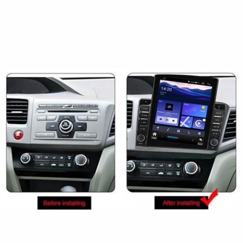 Мултимедия за Honda Civic (2013-2014) 9.7" - Вертикална - Image 2