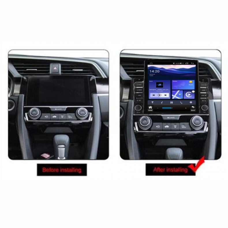 Мултимедия за Honda Civic (2016-2020) 9.7" - Вертикална - Image 2
