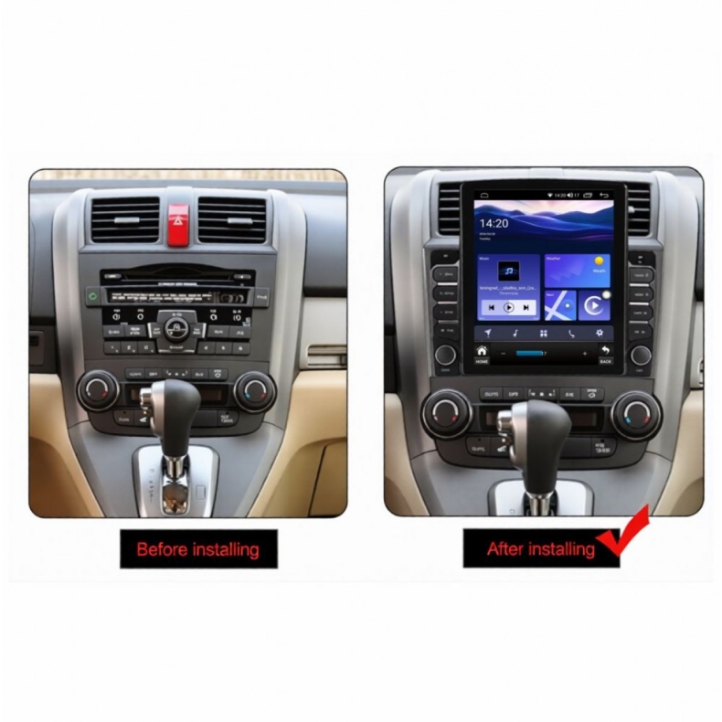 Мултимедия за Honda CRV 3 Gen (2006-2012) 9.7" - Вертикална - Image 2