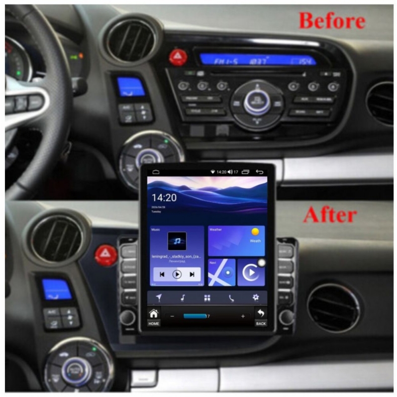 Мултимедия за Honda Insight (2009-2014) 9.7" - Вертикална - Image 2