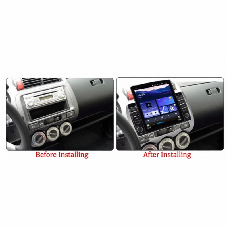 Мултимедия за Honda Jazz (2002-2007) 9.7" - Вертикална - Климатик - Image 2