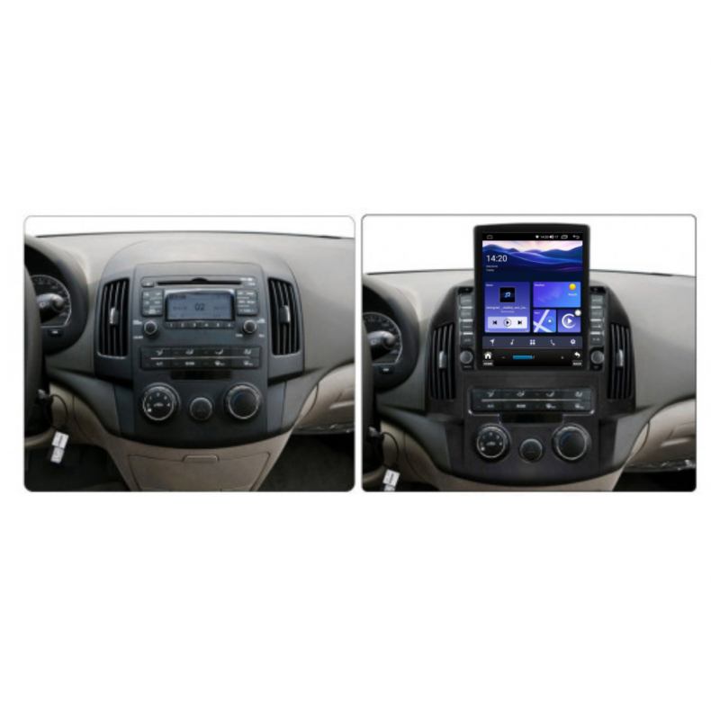 Мултимедия за Hyundai I30 (2006-2011) 9.7" - Вертикална - Климатик - Image 3