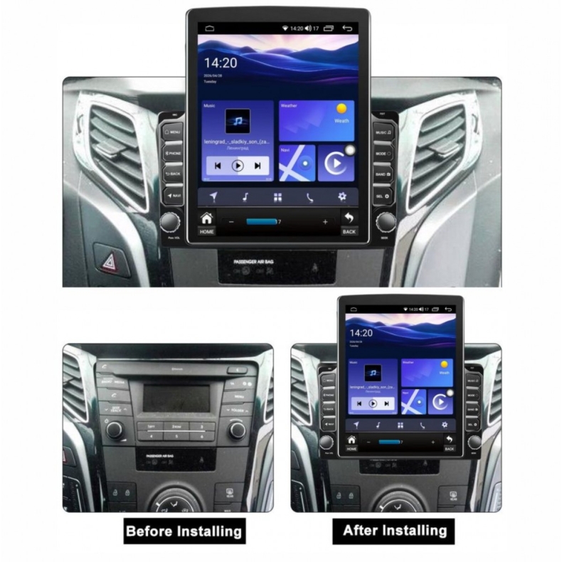 Мултимедия за Hyundai I40 (2011-2019) 9.7" - Вертикална - Image 2