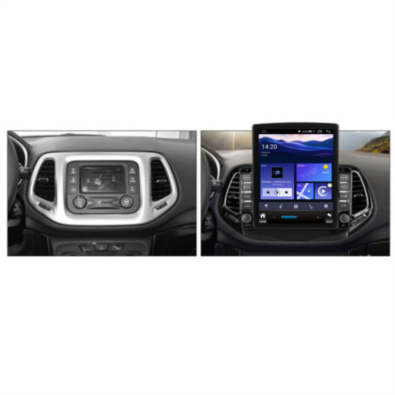 Мултимедия за Jeep Compass (2016-2023) 9.7" - Вертикална - Image 3
