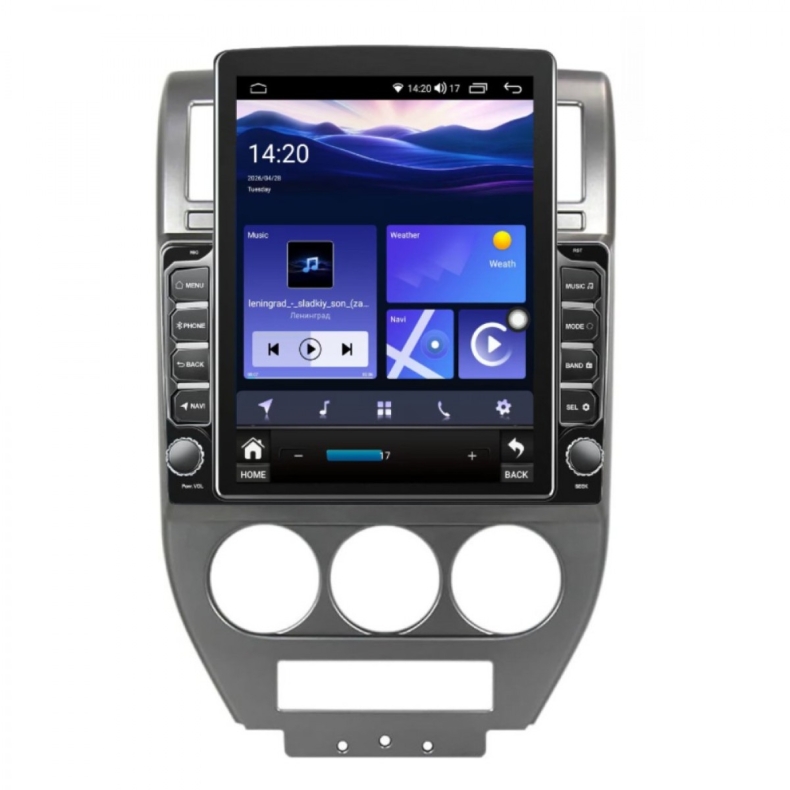 Мултимедия за Jeep Compass Patriot MK (2006-2010) 9.7" - Вертикална