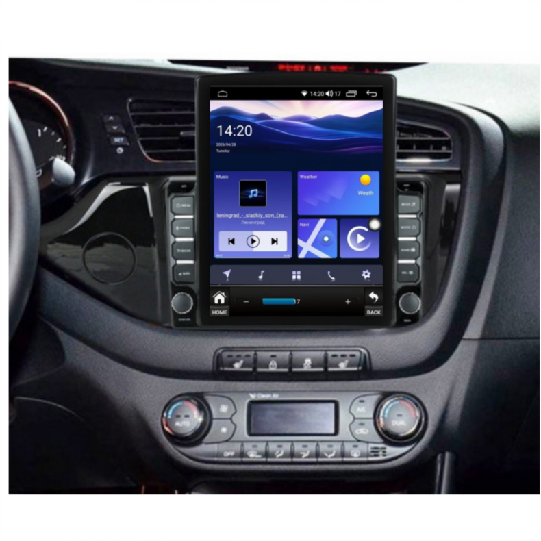 Мултимедия за Kia Ceed (2012-2018) 9.7" - Черен мат - Вертикална - Image 2