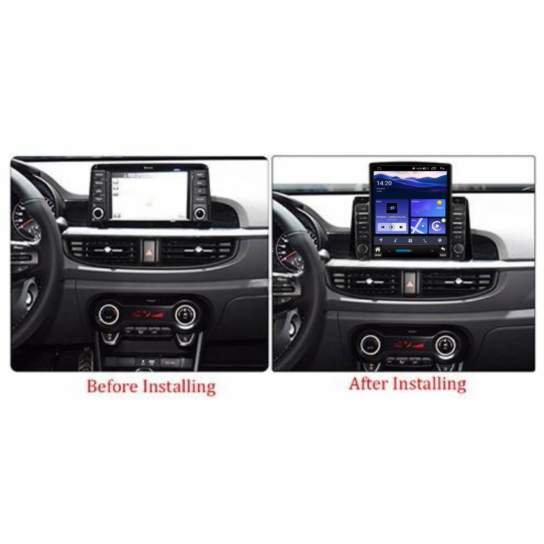 Мултимедия за Kia Picanto Morning (2017-2020) 9.7" - Вертикална - Image 2