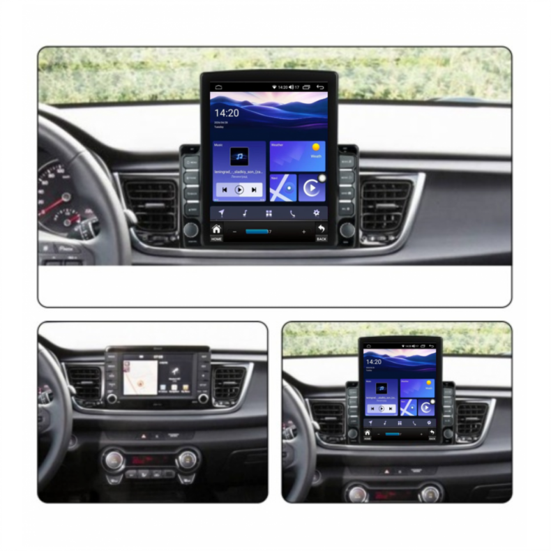 Мултимедия за Kia Rio YB KX Cross Stonic (2016–2020) 9.7″ - Вертикална - 1DIN - Image 2