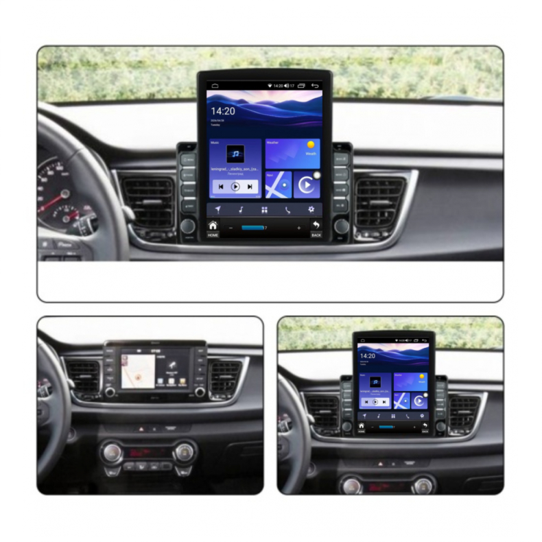 Мултимедия за Kia Rio YB KX Cross Stonic (2016–2020) 9.7″ - Вертикална - 1DIN - Image 2