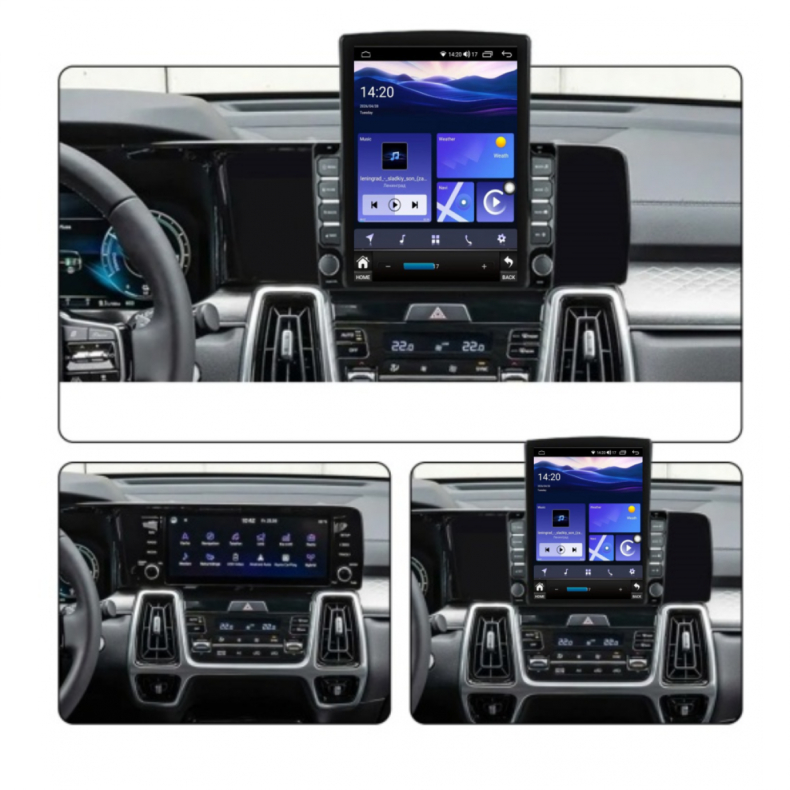 Мултимедия за Kia Sorento 4 MQ4 (2020-2024) 9.7" - Вертикална - Image 3