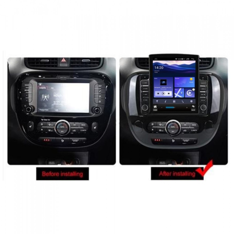 Мултимедия за Kia Soul (2014–2019) 9.7″ - Вертикална - Климатик - Image 2