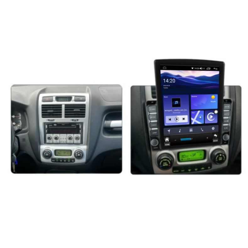 Мултимедия за Kia Sportage (2005–2008) 9.7″ - Вертикална - Климатроник - Image 2