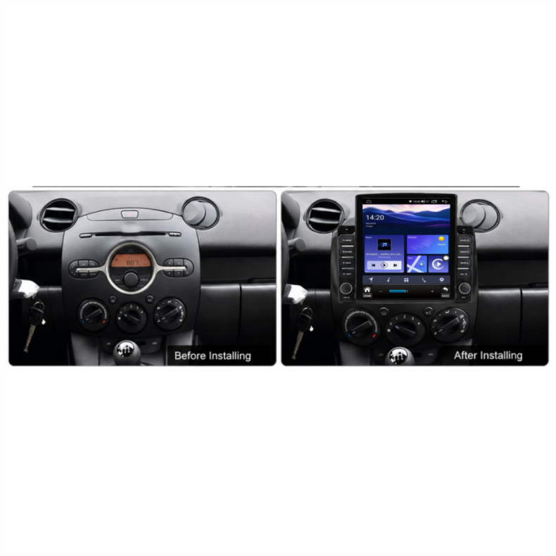 Мултимедия за Mazda 2 (2007–2014) 9.7″ - Вертикална - Image 3