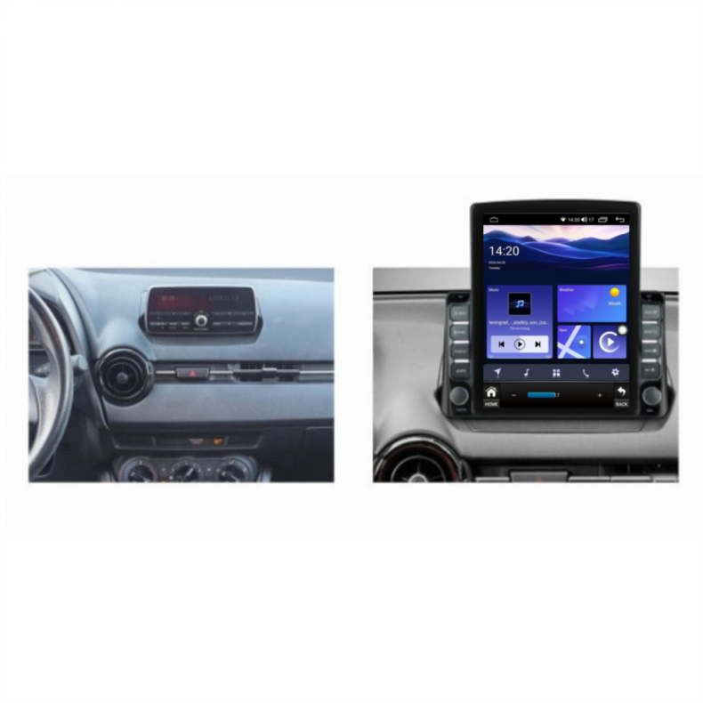 Мултимедия за Mazda 2 CX3 (2014–2024) 9.7″ - Вертикална - Image 3