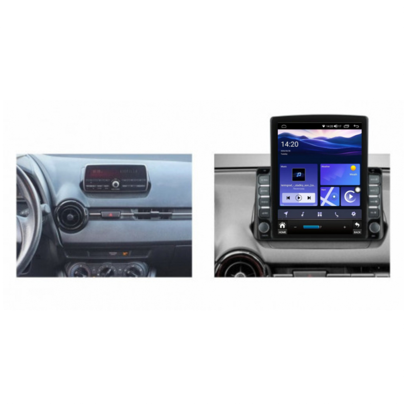 Мултимедия за Mazda 2 CX3 (2014–2024) 9.7″ - Вертикална - Image 3