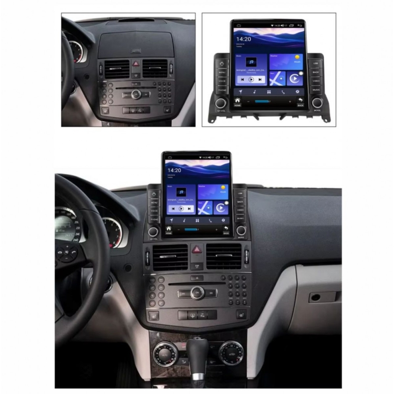 Мултимедия за Mercedes-Benz C-Class W204 (2007-2011) 9.7" - Вертикална - Image 2
