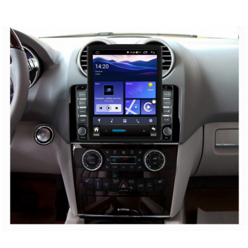 Мултимедия за Mercedes-Benz ML W164 GL X164 (2005-2012) 9.7" - Вертикална - Черен мат - Image 2